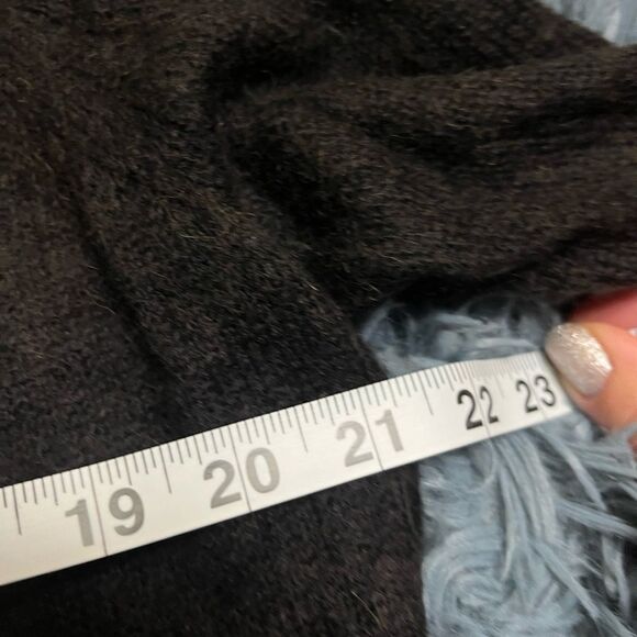 Banana Republic Chocolate Dark Brown Alpaca Cardigan NWOT Size S - Picture 2 of 5